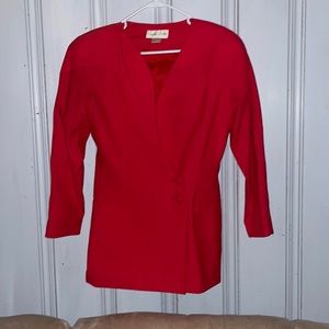 Women’s Red Blazer